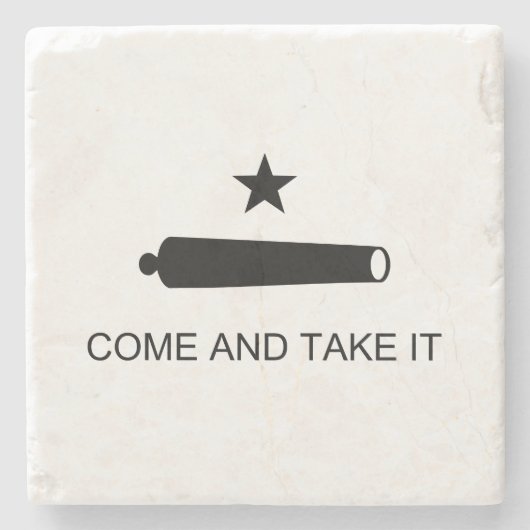 Komm und nimm es mit Stone Untersetzer (Vorderseite)