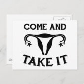 Komm und nimm es postkarte (Vorne/Hinten)