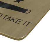 Komm und nimm es! Texas Staat Schlachtflagge Schneidebrett (Ecke)