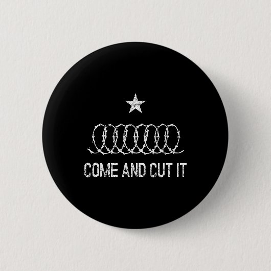 Komm und schneid es Texas konservativer Republikan Button (Vorderseite)