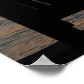 Komm und sieh dir den Sonnenuntergang an Poster (Ecke)