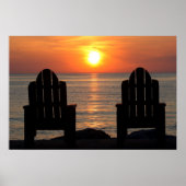 Komm und sieh dir den Sonnenuntergang an Poster (Vorne)