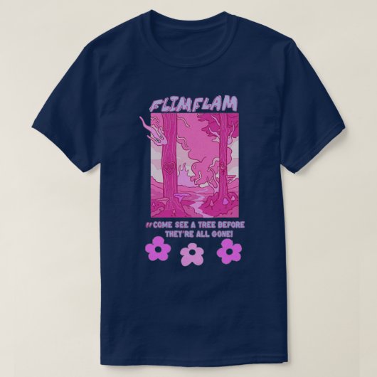 Komm und sieh dir ein Baumflimmerflamm an T-Shirt (Design vorne)