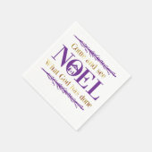 Komm und sieh, was Gott Weihnachten im Weihnachten Serviette (Ecke)