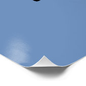 Komm uns anbeten Lass Poster (Ecke)