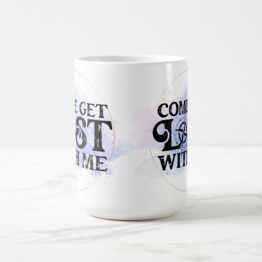 Komm, verliert dich mit mir kaffeetasse (Mittel)