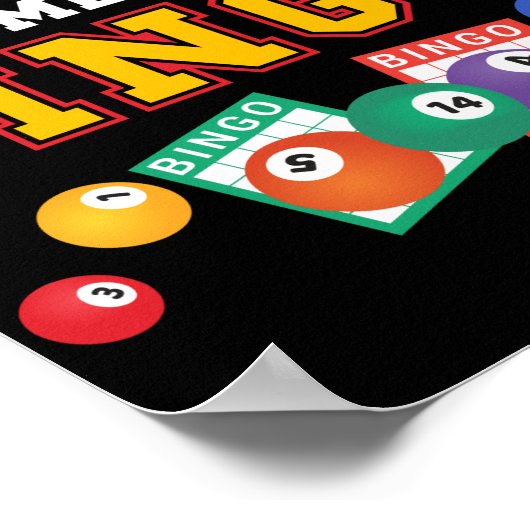 Komm von CallerMach mich Holler Bingo Funny Lucky Poster (Ecke)