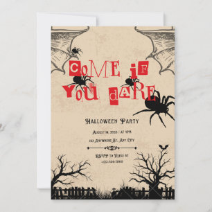 Komm, wenn du es wagst einladung