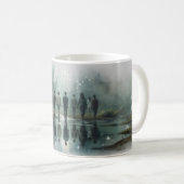 Komm, wie du bist Misty Reflection Art Becher Kaffeetasse (VorderseiteRechts)