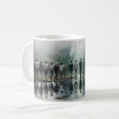 Komm, wie du bist Misty Reflection Art Becher Kaffeetasse (Vorderseite Links)