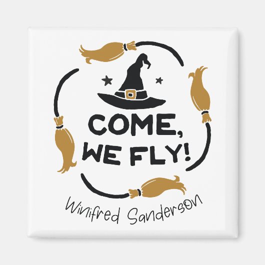 Komm, wir fliegen Hocus Pocus Magnet (Vorne)