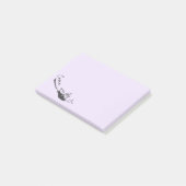 Komm, wir fliegen post-it klebezettel (angewinkelt)