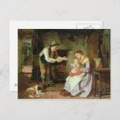 Komm zu Daddy Postkarte (Vorne/Hinten)