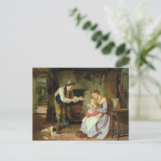 Komm zu Daddy Postkarte (Stehend Vorderseite)