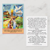 Komm zu Jesus-Gebetskarte Visitenkarte (Vorne/Hinten)