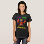 Komm zu Me Breaux Crawfish Mardi Gras Outfit Kid T-Shirt (Vorne ganz)
