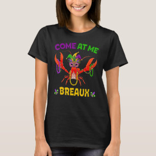 Komm zu Me Breaux Crawfish Mardi Gras Outfit Kid T-Shirt