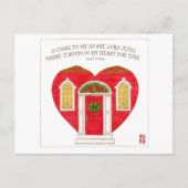 Komm zu meinem HERRN Jesus Inspiration Postkarte (Vorderseite)