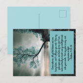 Komm zu mir, all du, die müde sind postkarte (Vorne/Hinten)