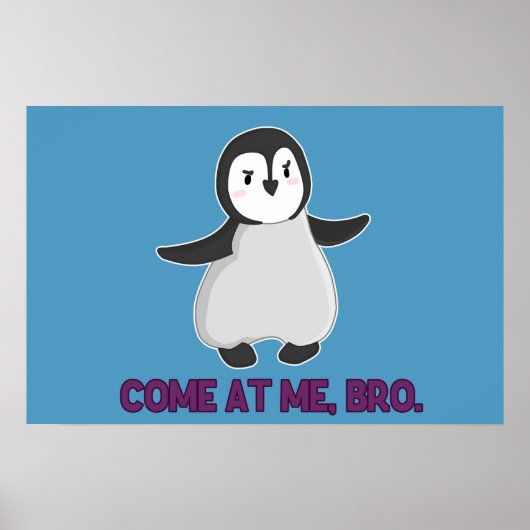 Komm zu mir, Bro Pinguin Poster (Vorne)