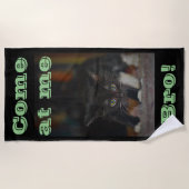 Komm zu mir bro! strandtuch (Vorderseite)