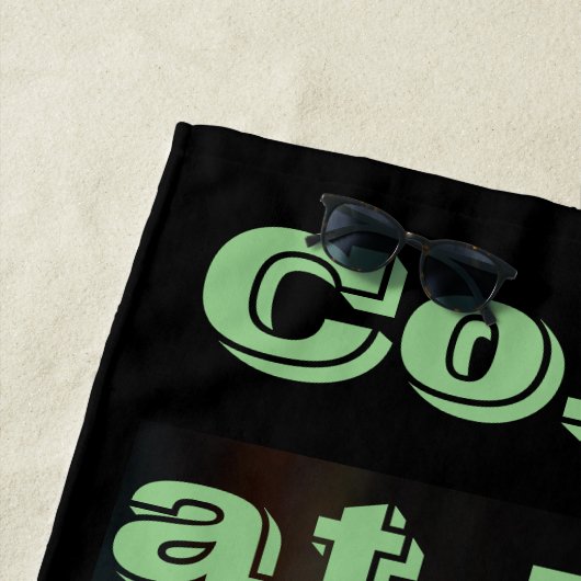 Komm zu mir bro! strandtuch (Beispiel)