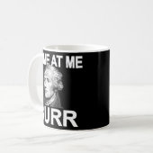 Komm zu mir Burr Funny History Alexander Hamilton Kaffeetasse (Vorderseite Links)