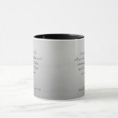 Komm zu mir, ich gebe dir Erholung, Matt 11:28 Tasse (Zentrum)