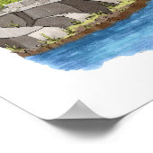 Komm zu mir und ich gebe dir Erholung Matthew 11:2 Poster (Ecke)