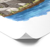 Komm zu mir und ich gebe dir Erholung Matthew 11:2 Poster (Ecke)