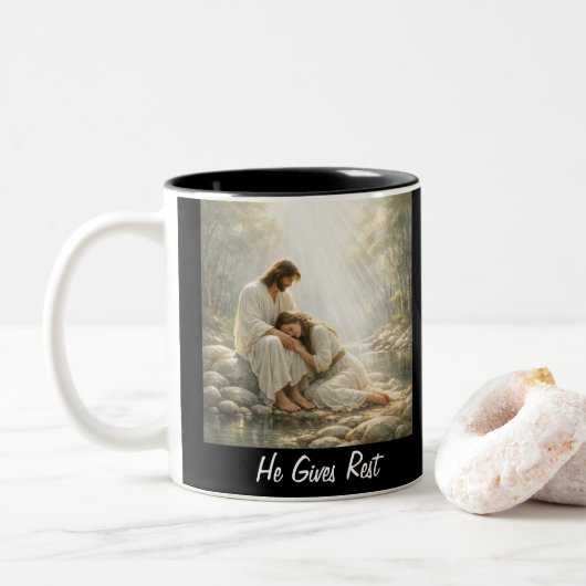 Komm zu Mir und Ruhe - Tasse (Mit Donut)