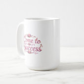 Komm zum Erfolg Kaffeetasse (Vorderseite Links)