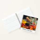 Komma Butterfly auf einer Rudbeckia-Blume bearbeit Notizblock (Innenseite)