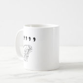 Komma-Chamäleon Kaffeetasse (Vorderseite Links)