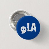 Komma-la Kamala Harris Halloween für den Präsident Button (Vorne & Hinten)