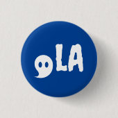 Komma-la Kamala Harris Halloween für den Präsident Button (Vorderseite)