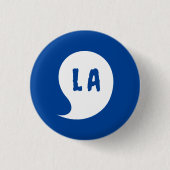 Komma-la Kamala Harris Halloween für den Präsident Button (Vorderseite)