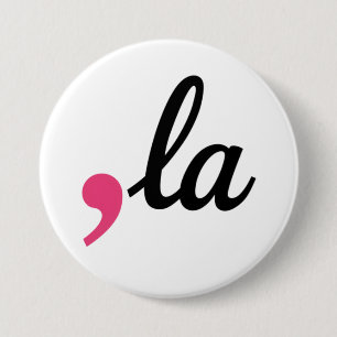 Komma La Kamala Harris Präsident 2024 Stopp Projek Button