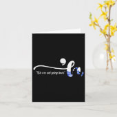 Komma La Kamala Harris Satzzeichen Wir gehen nicht Karte (Gelbe Blume)