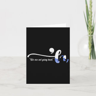 Komma La Kamala Harris Satzzeichen Wir gehen nicht Karte