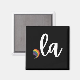 Komma La Kamala Harris Stolz Regenbogen LGBQ Schwu Magnet
