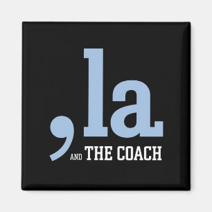 Komma La Kamala Harris Tim Walz Coach 2024  Magnet