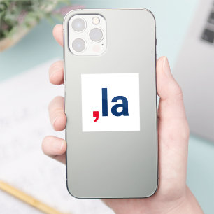 Komma La kamala lustige Aussprache patriotisch Aufkleber