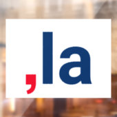 Komma La kamala lustige Aussprache patriotisch Fensteraufkleber (Blatt 2)