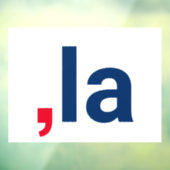 Komma La kamala lustige Aussprache patriotisch Fensteraufkleber (Blatt 3)