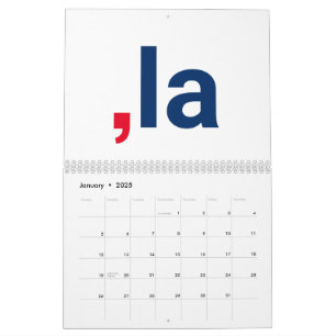 Komma La kamala lustige Aussprache patriotisch Kalender