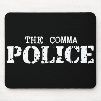 Komma-Polizei Mousepad