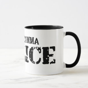Komma-Polizei-Tasse Tasse