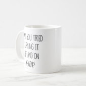 Komma setzen Lustige Grammatikpolizei Punctuation  Kaffeetasse (Vorderseite Links)