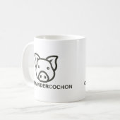 Kommandant Cochon Coffee Mug Kaffeetasse (Vorderseite Links)